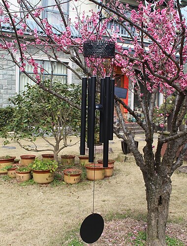 カラフルな風スピナー風鈴手作りギフトドリームキャッチャーオーナメント壁掛け屋外装飾 12*92 センチメートル