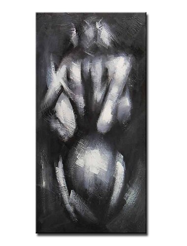 Mintura handgefertigtes Ölgemälde auf Leinwand, Wandkunst, Dekoration, modernes abstraktes Stadtlandschaftsbild für Wohnkultur, gerolltes, rahmenloses, ungedehntes Gemälde