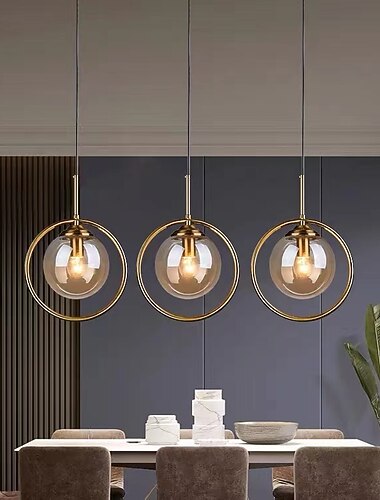25 cm design unique pendentif lumière led globe cercle métal électrolytique île lumières style nordique magasins/cafés salle à manger chambre salon lumières cadeau pour les amis de la famille 25 cm design unique pendentif lumière led globe cercle métal électrolytique île lumières style nordique magasins/cafés salle à manger chambre salon lumières cadeau pour les amis de la famille