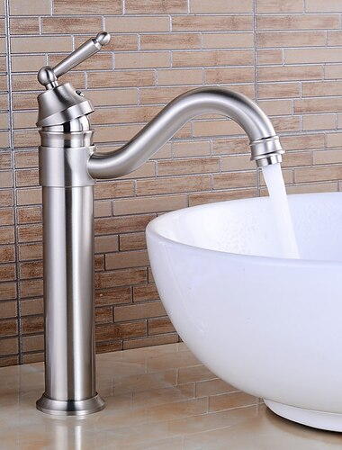  ברז כיור אמבטיה עתיק Orb שחור, ערכת ברזים מרכזית סט עם ידית אחת ברזי אמבטיה עם חור אחד עם מתג חם וקר