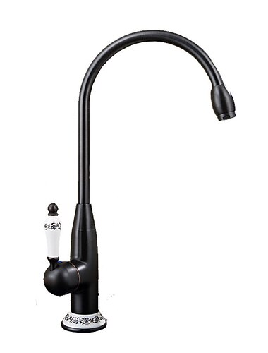  ברז כיור אמבטיה - ערכת ברזים / מרכזי פליז עתיק נפוץ עם ידית אחת ברזי אמבט אחד