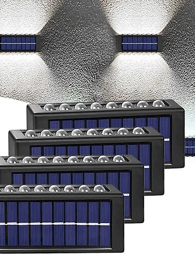 Kerst Zonne-energie Buiten Wandlamp Waterdichte Tuinlantaarns 16LED Portiek Passagier Verlichtingshoek Tuin Landschapsdecoratie