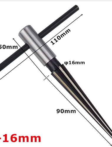 rozwiertak stożkowy 3-13mm &5-16mm ręczny rozwiertak do metalu gratowanie powiększ otwór na szpilkę ręczny rozwiertak do drewna metalowe narzędzia do wiercenia z tworzywa sztucznego;