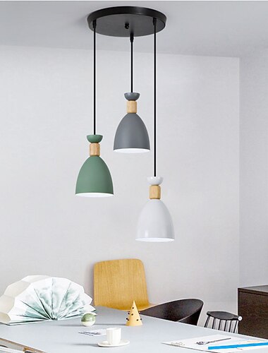 30cm μενταγιόν φωτιστικό σύμπλεγμα σχέδιο μενταγιόν σχέδιο φαναριού μενταγιόν ελαφρύ μεταλλικό καλλιτεχνικό στυλ vintage στυλ μοντέρνα βαμμένα φινιρίσματα καλλιτεχνικό σκανδιναβικό στυλ 85-265v