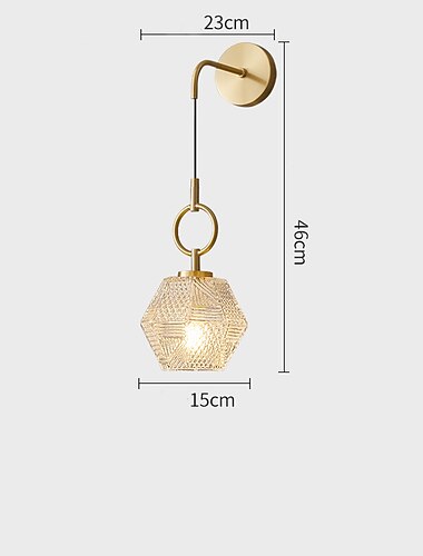 beltéri modern nordic stílusú beltéri fali lámpák nappali hálószoba réz fali lámpa 220-240v