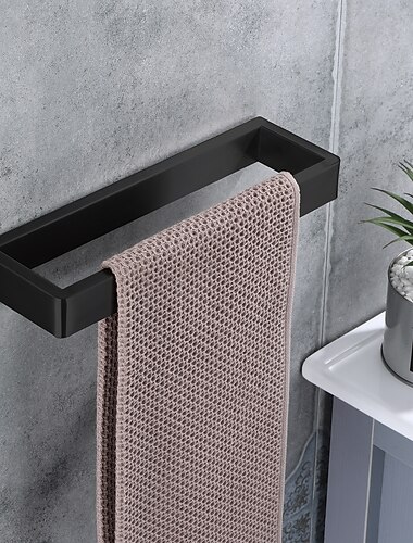 Porte-serviettes Mural 26CM, Porte-Serviettes Salle de Bain Inox, Porte-Serviettes, Porte-Serviettes Invités, Porte-Serviettes de Bain pour Salle de Bain et Cuisine
