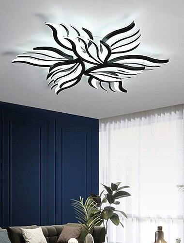 himmennettävä klusteri design kattovalaisimet muovi taiteellinen tyyli moderni tyyli uutuus musta led moderni 110-240 v