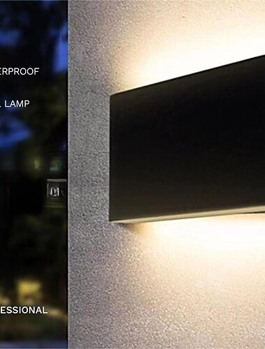  Lightinthebox 6w 480lm luz de pared led simple/moderna/arriba abajo escalera led lampara de noche dormitorio lectura lampara de pared porche escalera decoracion luz ac85-265v