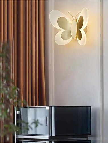 appliques murales d'intérieur papillons led, appliques murales uniques applique murale pour salon chambre