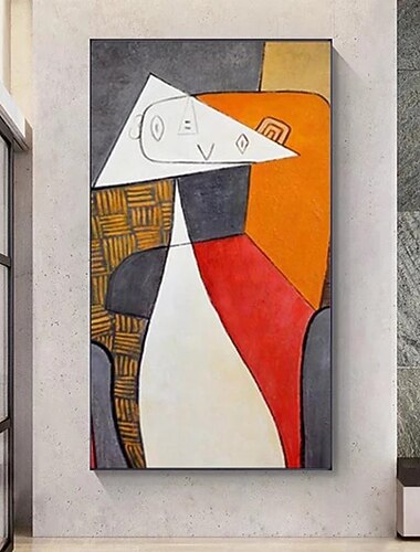 ピカソの油絵, 有名な, 抽象的な, 手作り, 塗装, ウォールアート, キャンバス, 現代, 家の装飾, ギフト, 巻かれたキャンバス, フレームなし, 未延伸, リビングルーム