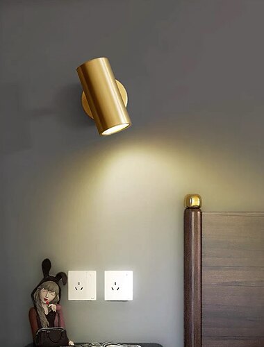 Indoor Modern Indoor Wall Lights Bedroom Dining Room Copper Wall Light 220-240V 10 W