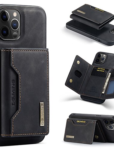 טלפון מגן עבור iPhone 17 Pro Max 17 Air 16 15 14 Pro Max Plus 16e 13 12 11 Pro Max Mini מארז כרטיס ארנק עם מעמד מגנטי חריץ לכרטיס צבע אחיד עור PU