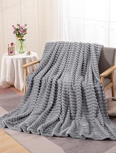 fleecefilt extra stor, supermjuk och varm filt för soffa, soffa och säng mysig, luddig och lätt