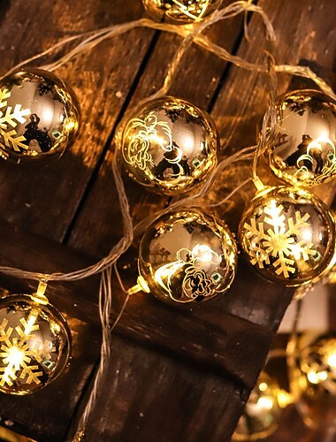 クリスマス ボール ライト装飾電池式 3 メートル 20leds 屋内装飾ライト クリスマス ウェディング ルーム ガーデン パティオ パーティーの装飾