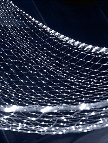 nieuwe led netto mesh fairy lichtslinger 8 * 10 6 * 4m flexibel gordijn vakantieverlichting voor feesttuin tuin kleurrijke decoratie verlichting eu us au uk plug