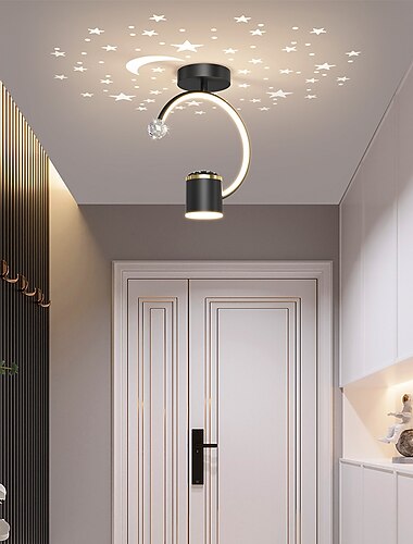 korridorlys kreativ stjernehimmel led taklys enkel moderne veranda balkonglamper