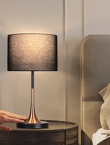 moderní současná stolní lampa do obývacího pokoje bílá stolní dekorativní lampa do ložnice studovna kancelář statková lampa noční stolek koncová stolní lampa