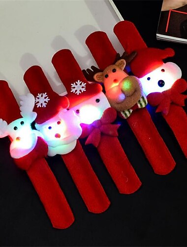 4 stk led lyser op til juleglød sticks & pandebånd, festgaver til børn og voksne, jule & fødselsdagsgave