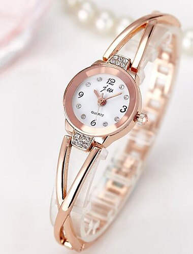  Quartz Watch for Women\'s  Analog Quartz Casual Fashion Rhinestone Watches Luxury Brand Stainless Steel Bracelet Watches Ladies Quartz Dress Watches