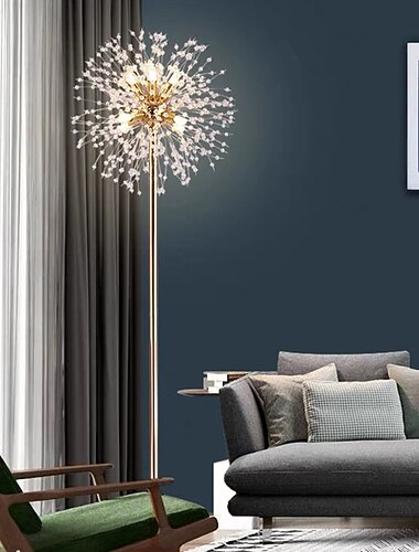 elegancka lampa podłogowa mniszek lekarski lampa podłogowa luksusowa lampka nocna do sypialni pionowa lampa do salonu marmurowa nowoczesna lampka do czytania