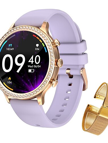 696 i70 Smart klocka 1.32 tum Smart Klocka Blåtand Stegräknare Samtalspåminnelse Sleeptracker Kompatibel med Android iOS Unisex Handsfreesamtal Meddelandepåminnelse Kamerakontroll IP 67 31mm