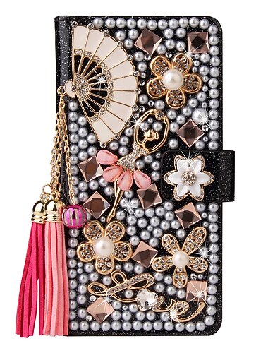 telefono Custodia Per iPhone 17 Pro Max 17 Air 16 15 14 Pro Max Plus 13 12 11 Pro Max Mini Custodia Portafoglio Custodia a Flip Protezione Completa Glitter scintillanti Resistente agli urti Pelle PU