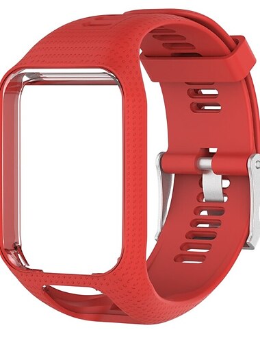 Smart Watch Band Compatible with TomTom Adventure Golfer 2, Runner Spark 3/2 Cardio+Music Smartwatch Strap Soft Elastic Adjustable Sport Band Replacement  Wristband