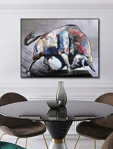 ručně vyráběné ručně malované olejomalba na zeď moderní abstraktní kůň obraz na plátno dekorace do bytu výzdoba rolované plátno bez rámu nenatažené