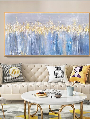 Pintura al óleo hecha a mano lienzo decoración de arte de la pared abstracto moderno para la decoración del hogar pintura enrollada sin marco sin estirar
