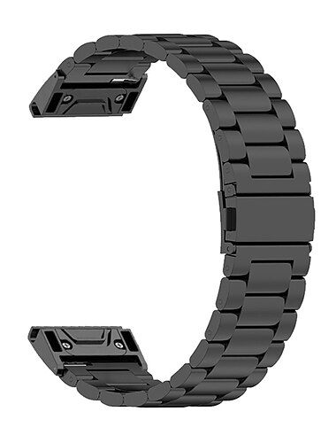 Horlogeband voor Garmin MARQ Descent G1 Fenix 7 Sapphire Solar / 6 Pro / 5 Plus Forerunner 935 945 Fenix 7X / 6X / 5X / 3 Sapphire Fenix 6X Pro / 5X Plus / 3 HR Roestvrij staal Vervanging Band 20mm