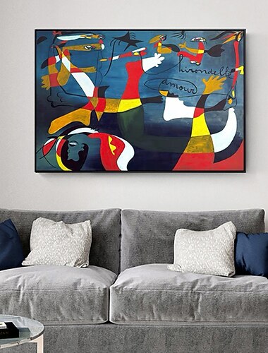 ruční olejomalba plátno umělecká výzdoba picasso styl moderní abstraktní postava pro domácí výzdobu válcovaný bezrámový nenatažený obraz