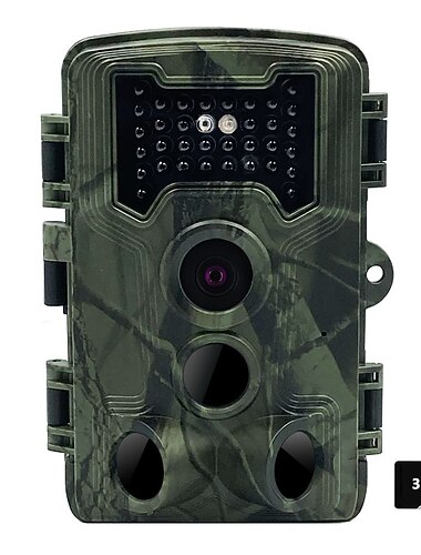 Câmera de Trilhas PR1000 Câmera de Caça de Vida Selvagem Vídeo HD 1080P Câmera de Infra-vermelho de 16MP Sensor PIR Câmera ao Ar Livre IP54 À Prova d'água Presente de Dia dos Namorados