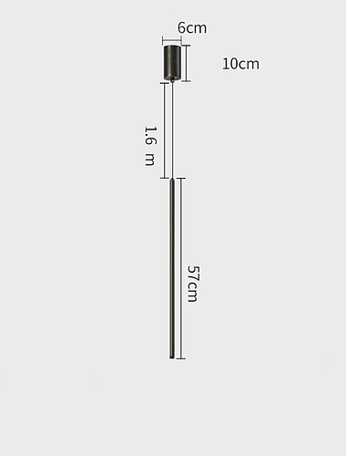 LED závěsné světlo design liner, 56 cm 1-světelný kabel nastavitelný design závěsné světlo do ložnice obývací pokoj bar kavárna svítivá stříbrná/med (žárovka součástí)