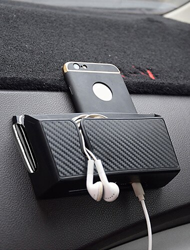 Auto-Handy-Aufbewahrungsbox, selbstklebend, Vordersitz, Auto-Organizer, universeller Fahrzeug-Armaturenbrett-Taschenhalter, Autozubehör, Autozubehör