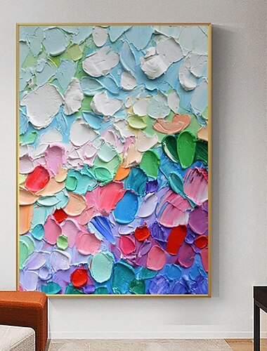 ελαιογραφία χειροποίητη ζωγραφισμένη στο χέρι τέχνη τοίχου αφηρημένη ζωγραφική σε καμβά διακόσμηση διακόσμηση σπιτιού τεντωμένο πλαίσιο έτοιμο για κρέμασμα