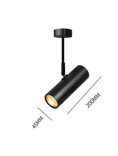 led φωτιστικά οροφής ρυθμιζόμενα 20cm led flush mount μπάρα οροφής 3000-6000k 5w ακρυλικό απλό φωτιστικό για κρεβατοκάμαρα διάδρομος κουζίνα γκαλερί χαμηλά ταβάνια περιοχές μαύρο λευκό