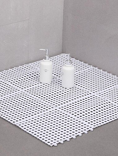 sammankopplande gummigolvplattor med avloppshål gör-det-själv-stora badrum dusch toalett golvplattor matta sammankopplande massage mjuka kuddar golvplattor för inomhus/utomhus