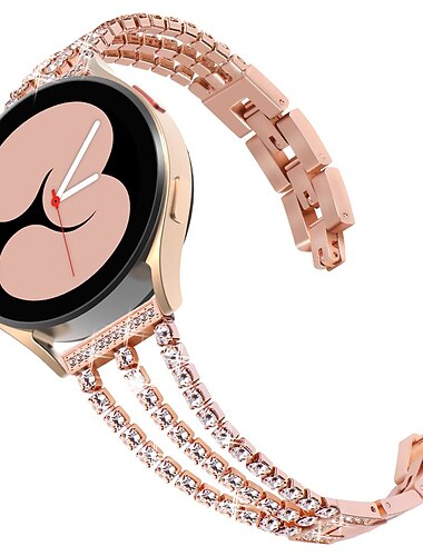 Bracelet de Montre  pour Samsung Watch 7/6/5/4 40/44mm, Galaxy Watch 5 Pro 45mm, Galaxy Watch 6/4 Classic 42/46/43/47mm, Watch 3, Active 2, Gear S3 S2 Acier Inoxydable Remplacement Sangle 20mm 22mm