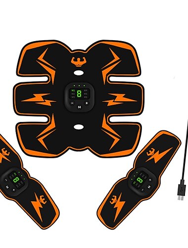 Smart EMS kabelloser Muskelstimulator Fitness-Trainer Bauchtraining Elektrische Gewichtsreduktion Aufkleber Körper schlank machender Massager Valentinstagsgeschenk