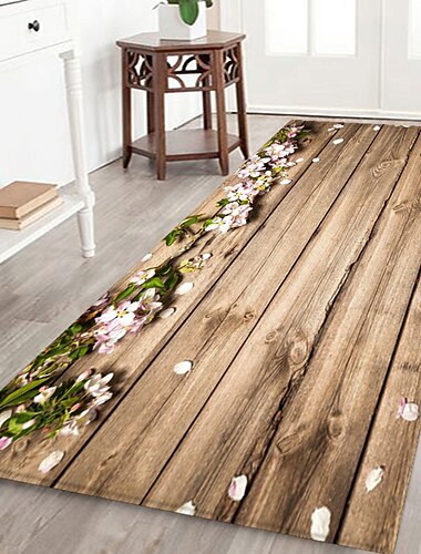 bloemenvlinder boordpatroon flanellen vloermat stof bedrukt huis entree deurmat tapijt matras badkamermat