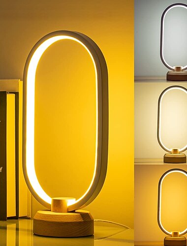 candeeiro de mesa de madeira led interface usb quarto de cabeceira lâmpada de noite regulável iluminação led decoração de casa criativa e presente de realocação exclusivo