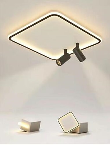 led-kattovalaisimet kohdevalolla makuuhuoneeseen pyöreä/neliö työhuone lasten esittelytila olohuone moderni sisäkohdevalolamput kiiltävä valaisimet