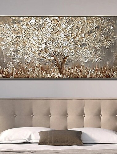 Hang-Ölgemälde Handgemalte Horizontal Abstrakt Landschaft Modern Ohne Innenrahmen (ohne Rahmen)