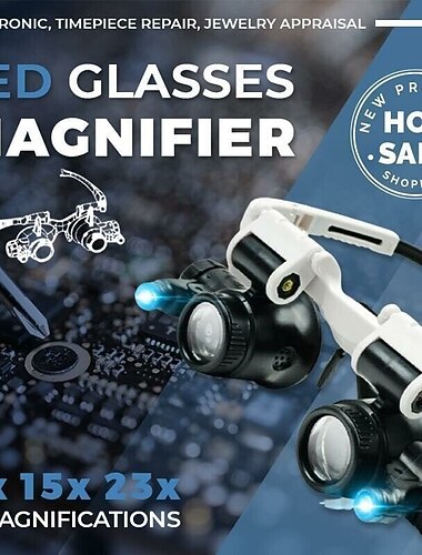 lupas 8x 15x 23x lupa led headband vidro olho lupa ferramenta de reparo relojoaria carimbo moeda moeda livro erros jóias colar lupa óculos beading biologia lupa microscópio