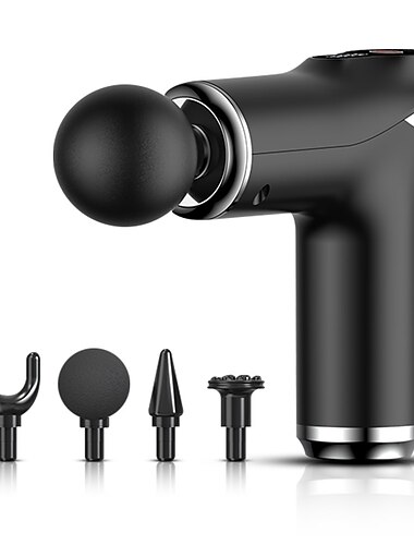 Pistolet de massage portable à haute fréquence masseur de vibration musculaire pour tout le corps relaxation profonde soulagement de la douleur musculaire masseur de fitness Cadeau de Saint-Valentin