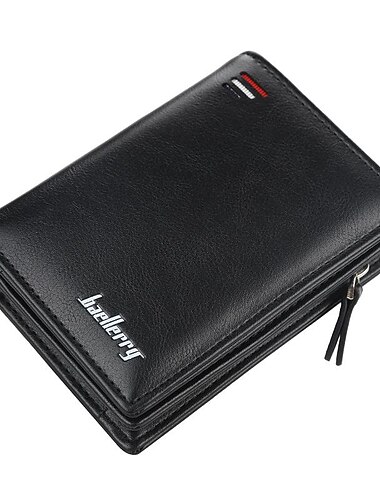 Carteira Porta-Cartão de Crédito Porta-Cartão de Nome de Couro PU Impermeável Protetor Multi-Cartão de Crédito para Carteira Masculina