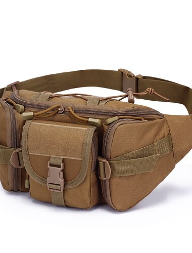 vedenpitävä nylon miesten fanny pack taktinen armeijan vyölaukku vaellus retkeily olkapäävyö peppu urheilu rintalaukut