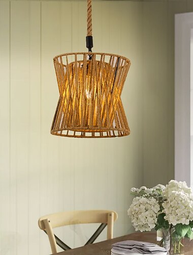 אור תליון led ארוג נברשת תאורת סל גוון מנורת גופי תאורה אור תקרה תלוי לפטיו מסדרון מטבח אי חדר שינה חדר אוכל