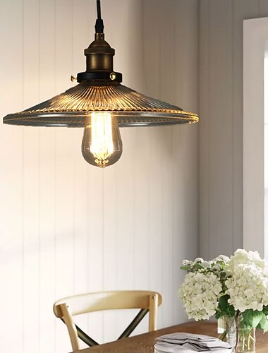 led závěsné svítidlo skleněné vintage statek e27 lehké vintage stropní svítidlo průmyslové stínítko lampy pro obývací pokoj, obývací pokoj, jídelnu, restauraci, kavárnu 110-240v