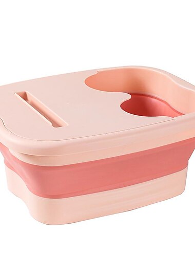 pediluvio pieghevole per pediluvio, pediluvio con massaggiatore plantare, aiuta a dormire, pediluvio, adatto per pedicure spa familiare, può risparmiare spazio